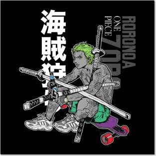 ZORO ONE PIECE Posters and Art